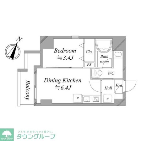 レジディア板橋本町プレイスの物件間取画像